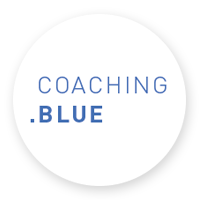 logo coaching blue